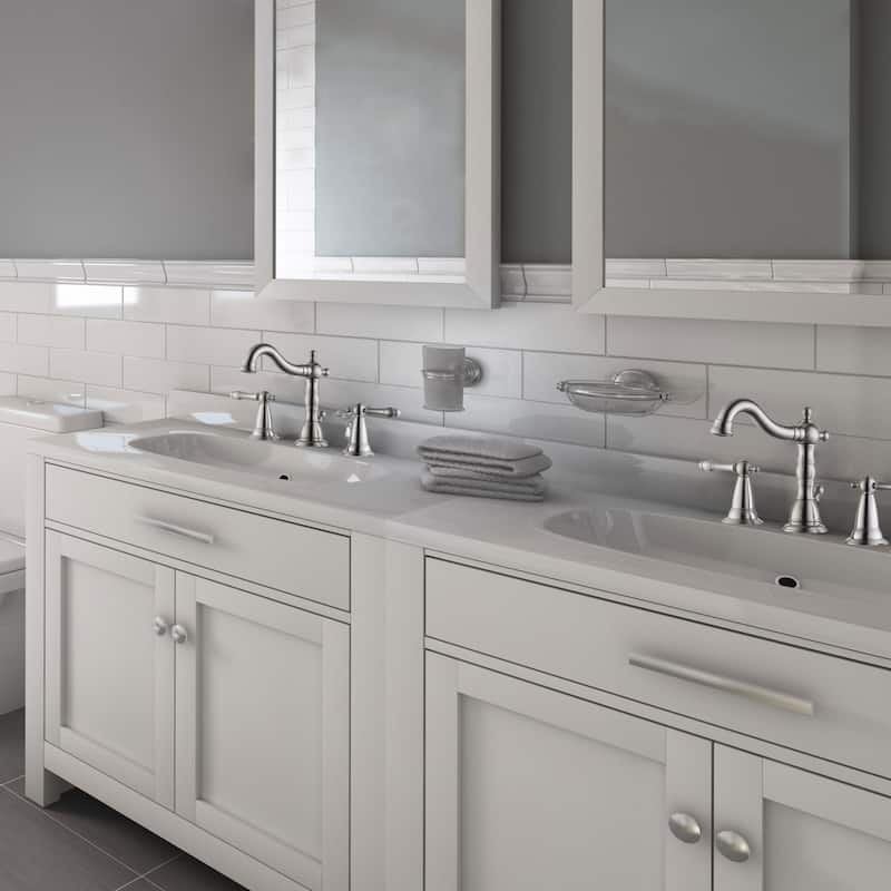 Design House 1.5 GPM Widespread Bathroom Faucet - Includes Metal