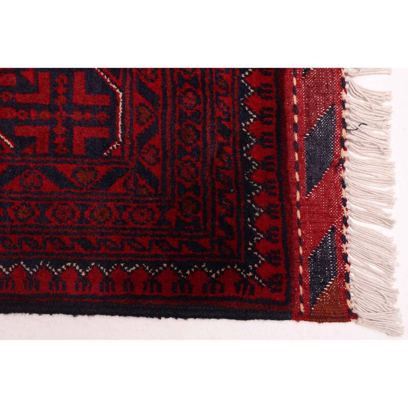 ECARPETGALLERY Hand-knotted Finest Khal Mohammadi Red Wool Rug - 6'8 x 10'2