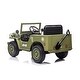 preview thumbnail 8 of 6, 12V Ride on Kids Electric Car with LED Light and Remote Control, Green
