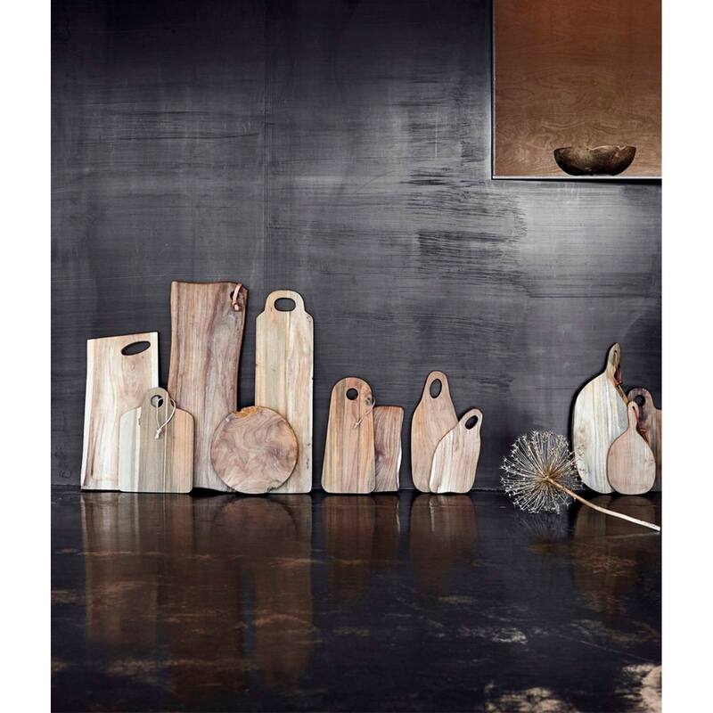 Cutting Board Round - Natural - Wooden