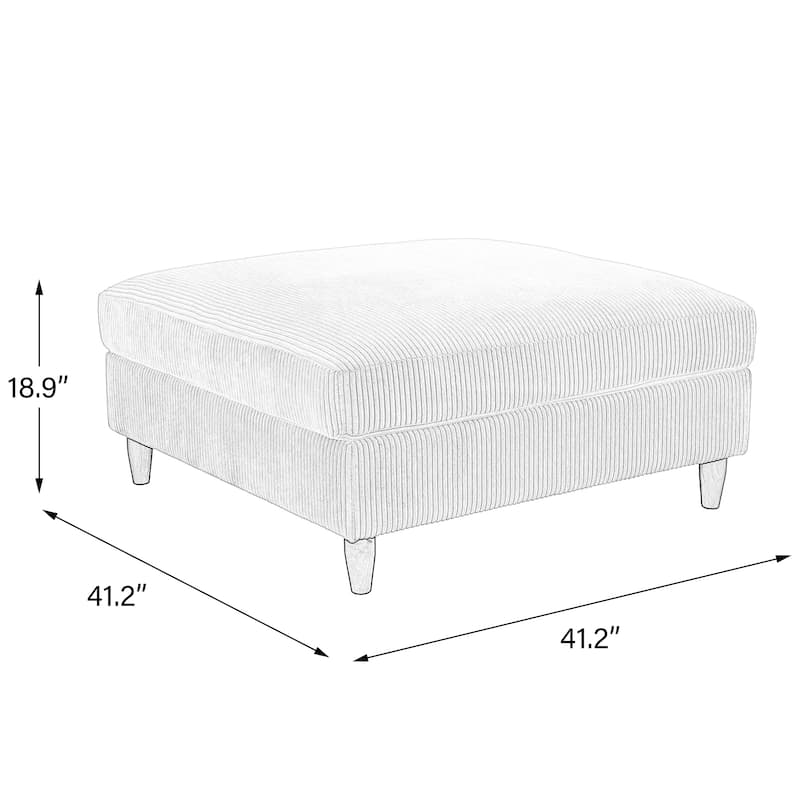 Oversized Storage Sectional Sofa Modular Couch
