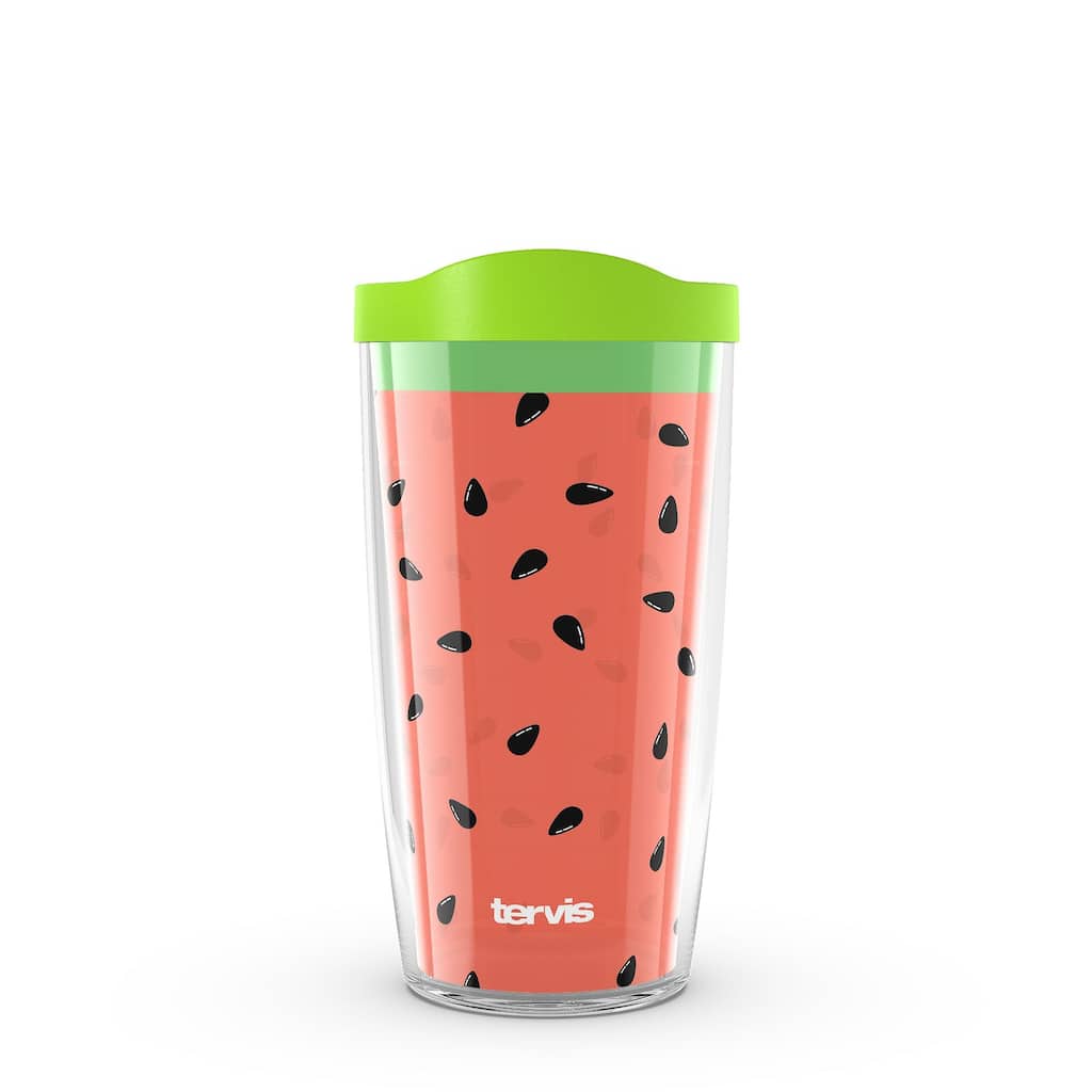 Tervis Summer Essentials Watermelon Treat Made in USA Double Walled Insulated Travel Tumbler, Classic