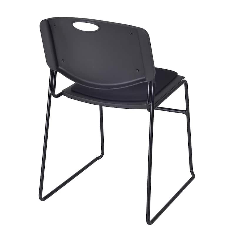 Zeal Padded Stack Chair- Black
