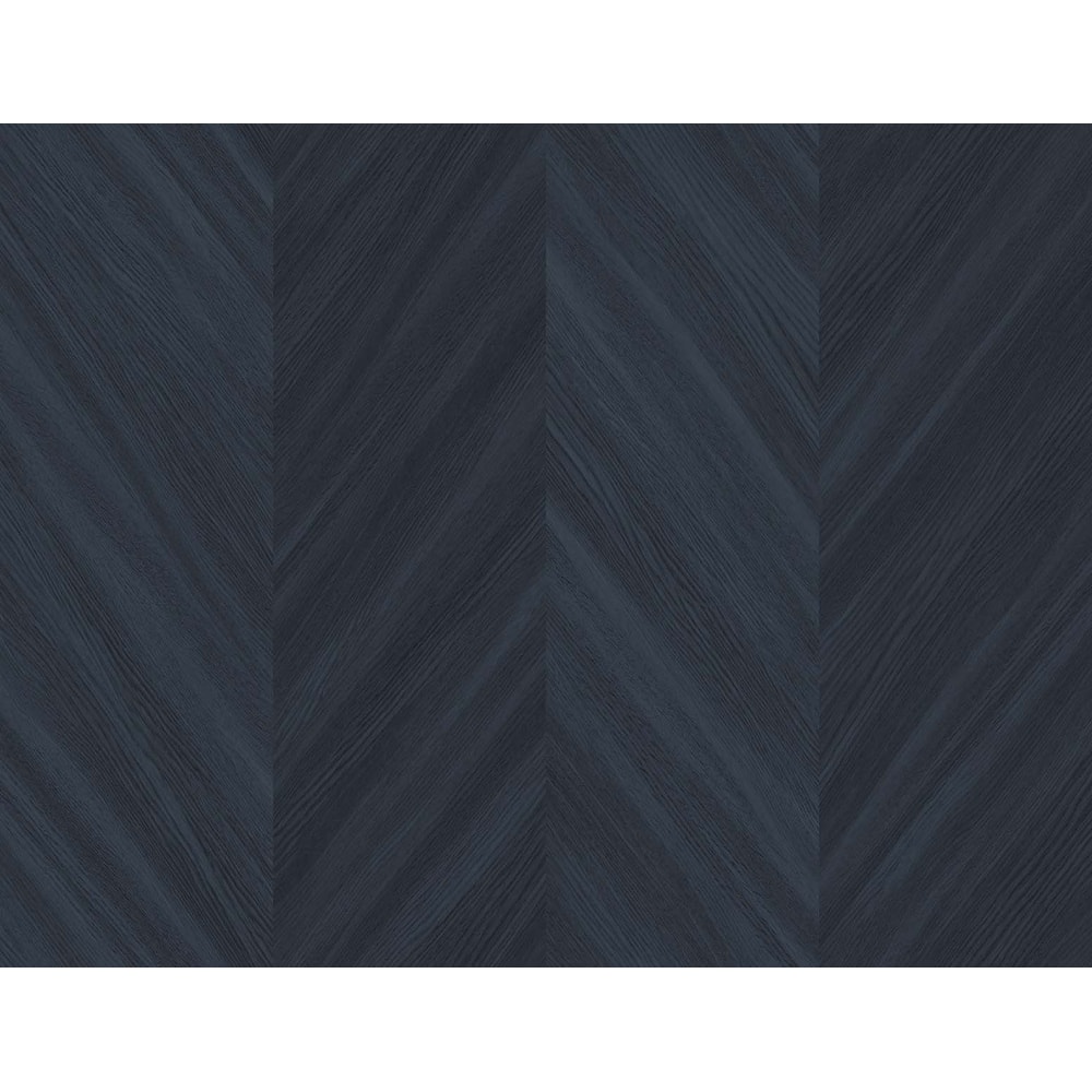 Seabrook Designs Chevron Wood Embossed Vinyl Unpasted Wallpaper