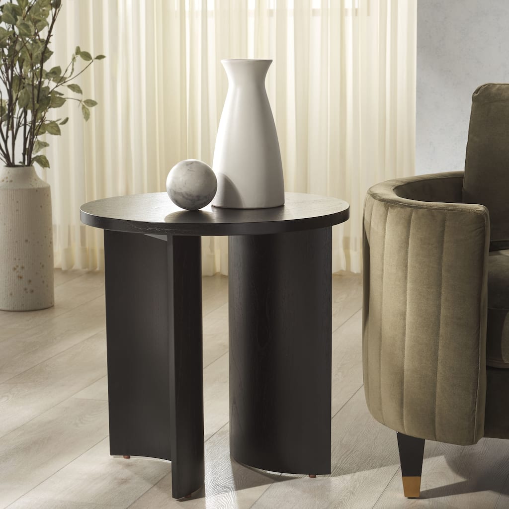 SAFAVIEH Couture Audriella Round Top Accent Table - 22"W x 22"D x 22"H
