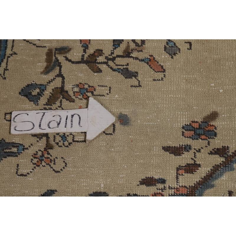 Tabriz Persian Vintage Area Rug Handmade Wool Carpet - 8'5" x 11'0"