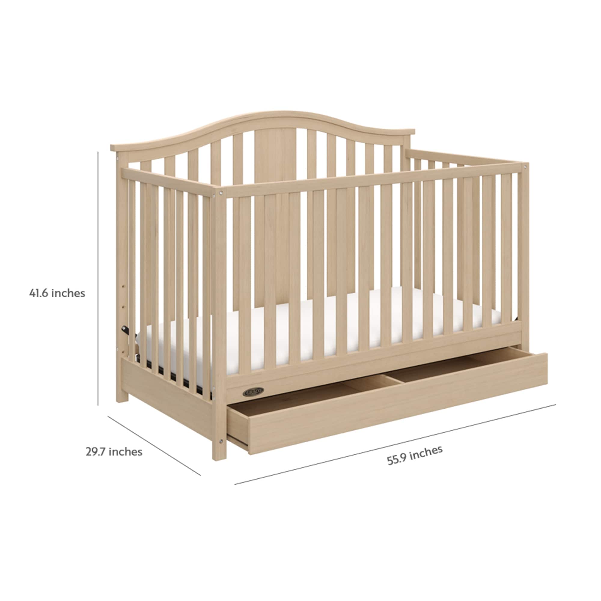 Graco solano convertible sales crib with drawer