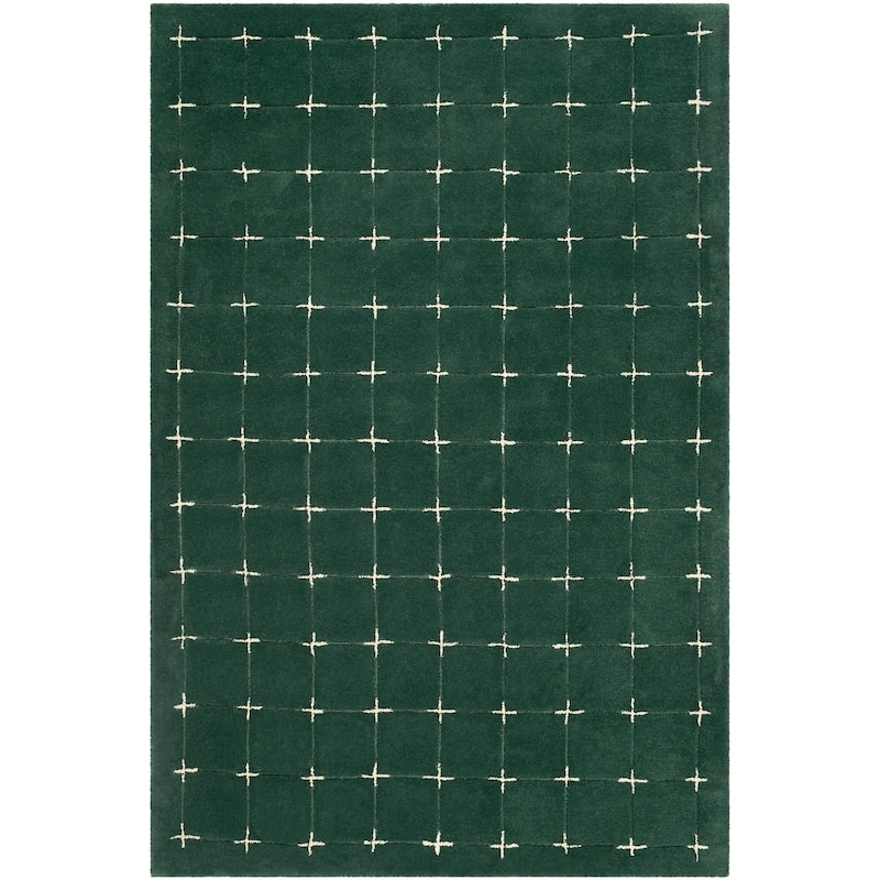 Livabliss Brook Glam Plaid Area Rug