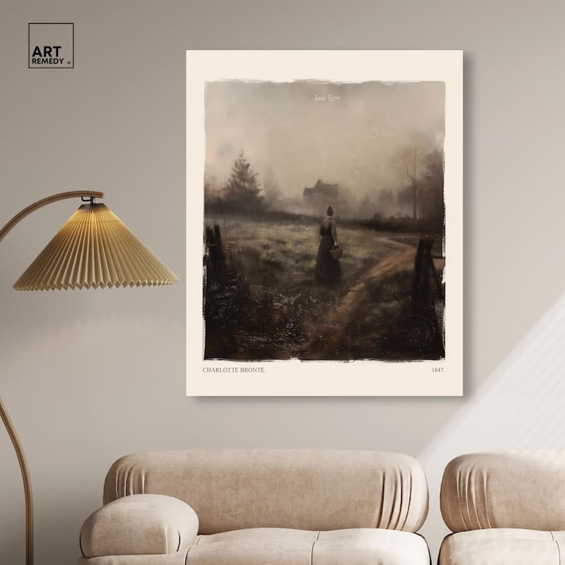Jane Eyre Canvas by Art Remedy, Gallery Wrapped