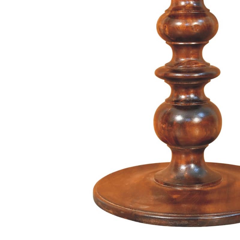 Solid Wood Bellmont Marble-Top Side Table