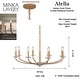 preview thumbnail 7 of 9, Minka Lavery 5287 Atella 8 Light 36" Wide Taper Candle Style