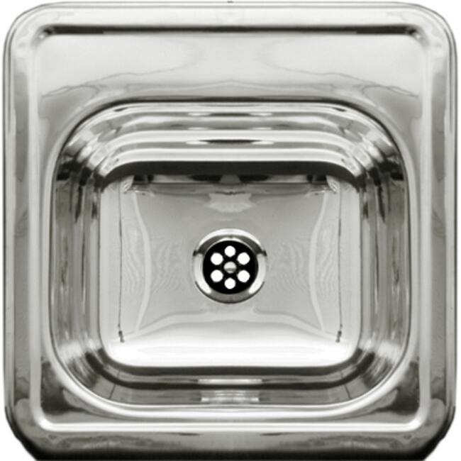 Whitehaus Single Basin Stainless Steel Kitchen Sink from the - Polished Stainless Steel