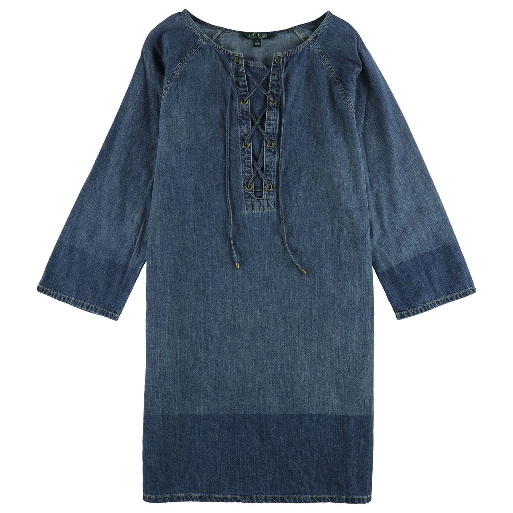 lauren ralph lauren denim shirt dress