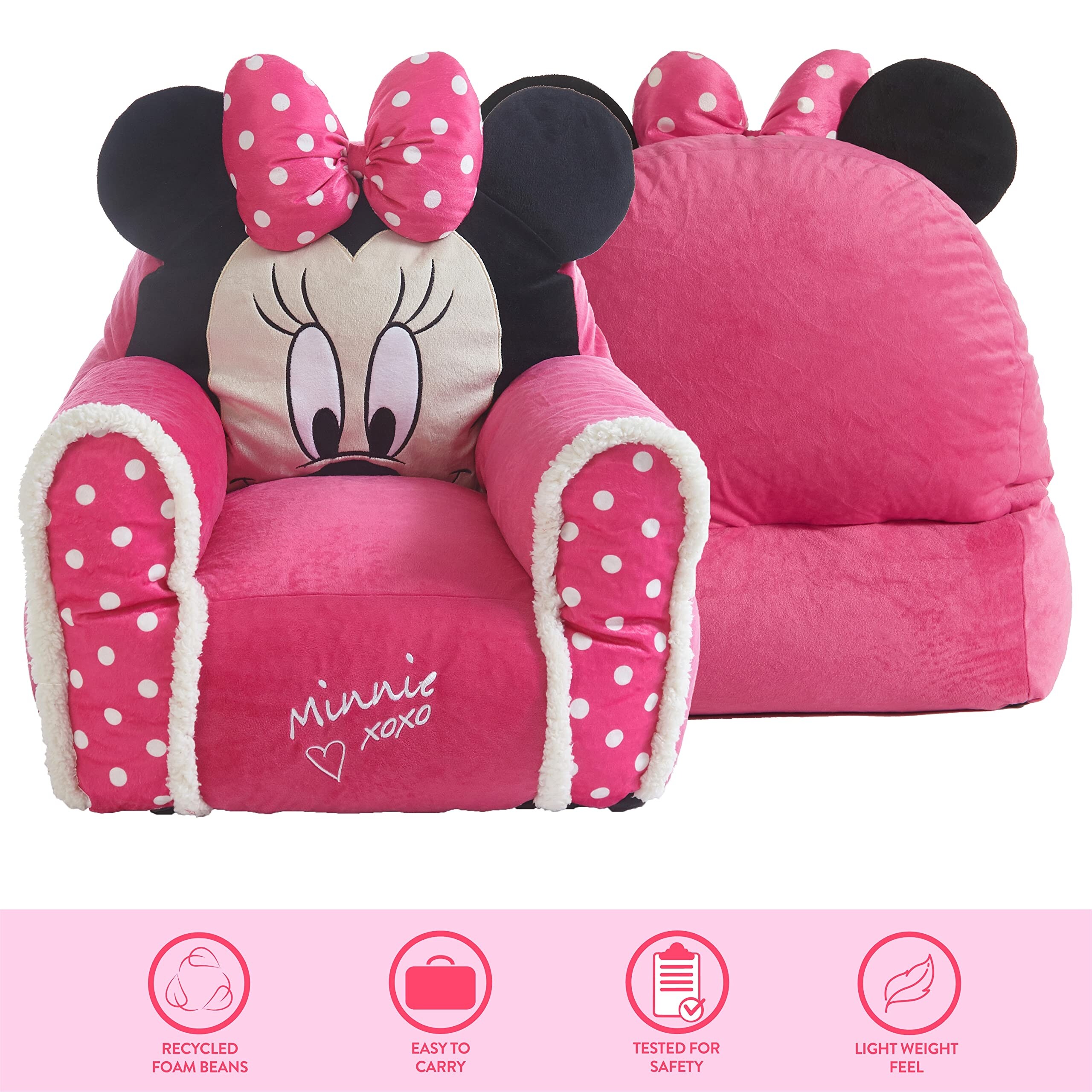 Minnie mouse on sale plush chair