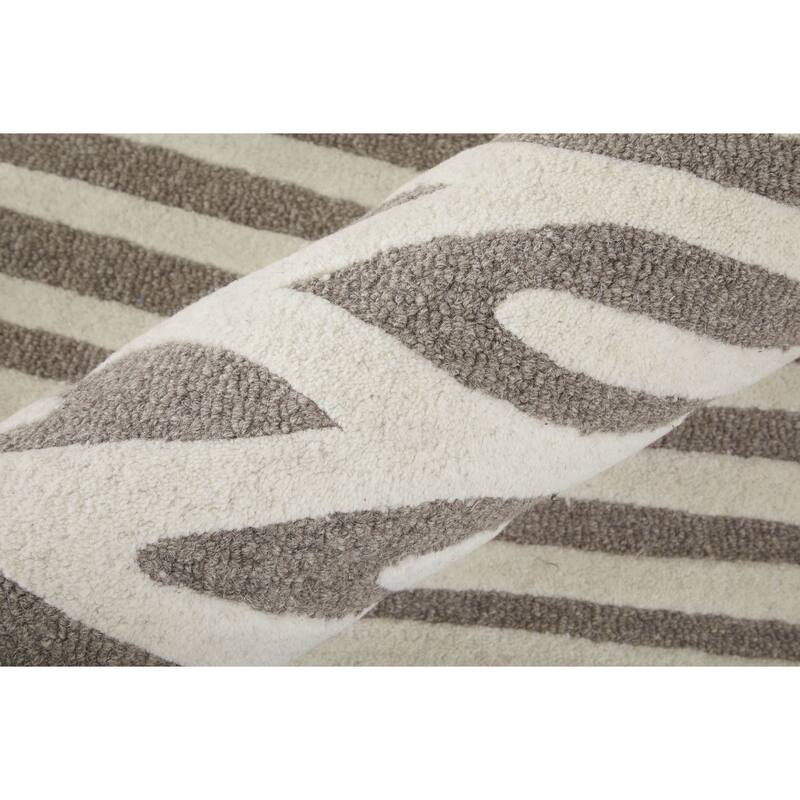 Grand Bazaar Wallace Hand Tufted Abstract Transitional Area Rug