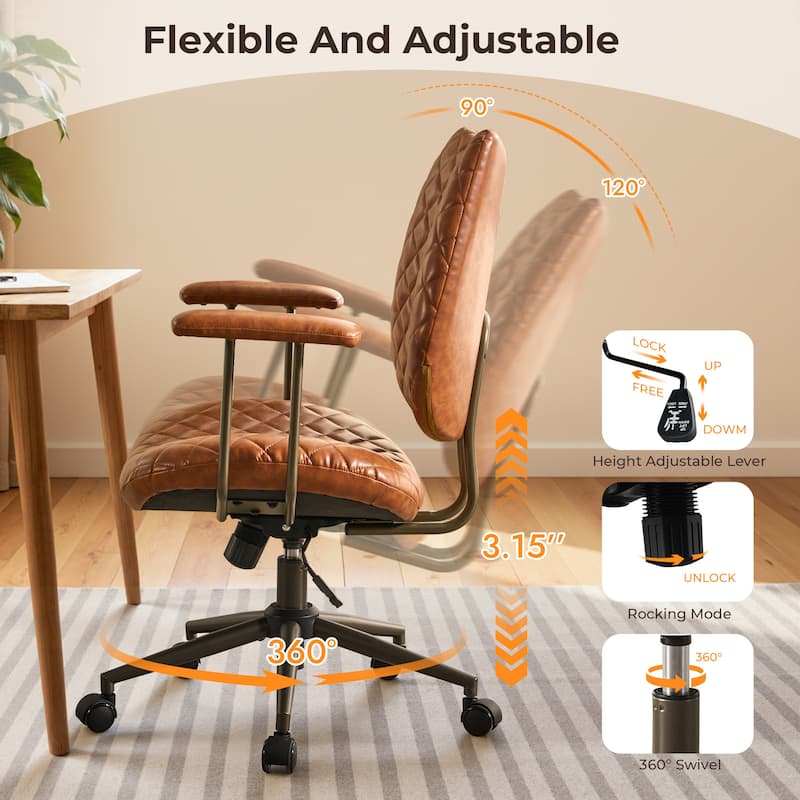 OVIOS Ergonomic Office Chair with Lumbar Support