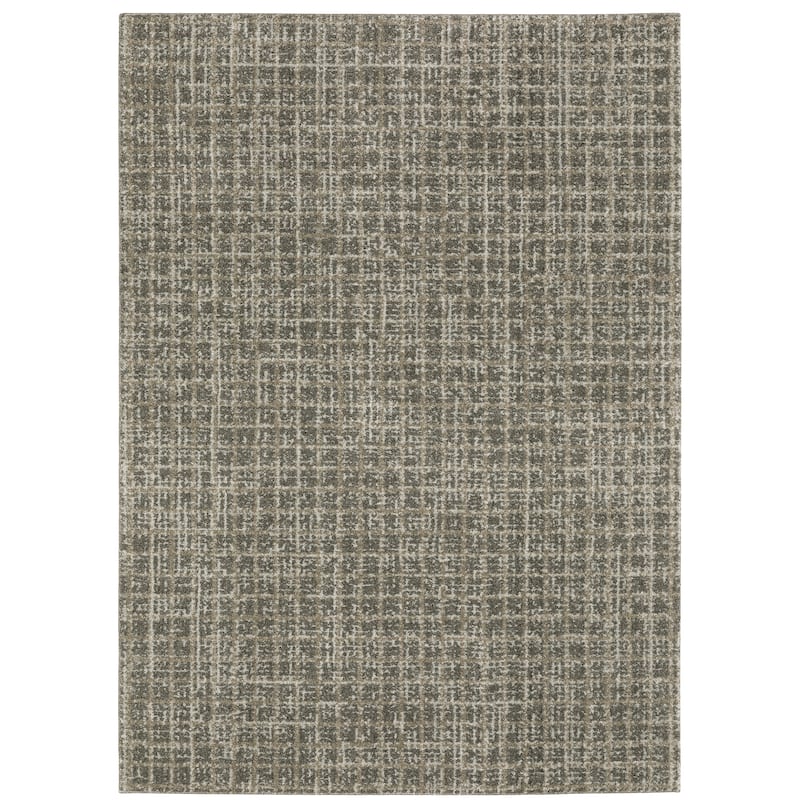 Style Haven Archer Geometric Plaid Grey/ Beige Indoor Area Rug