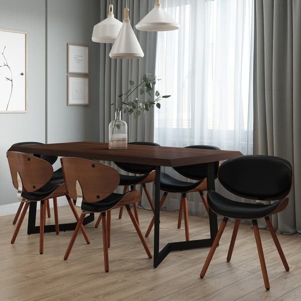slide 2 of 29, WYNDENHALL Avondale Mid Century Modern Dining Chair - 20.75"w x 19.5"d x 29.5"h Black