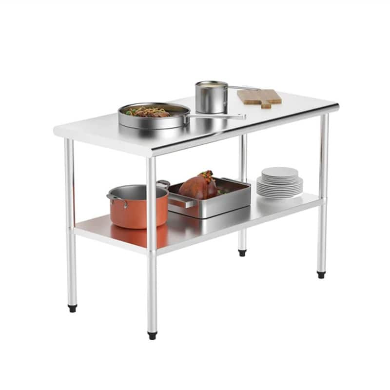 Stainless Steel Table with Undershelf