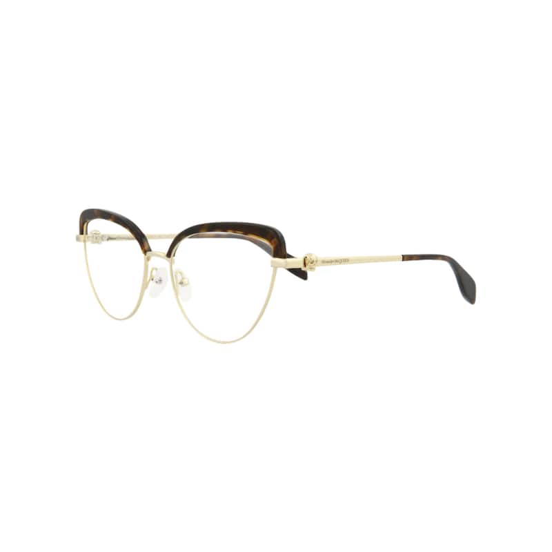 Alexander McQueen Cat Eye-Frame Metal Optical Frames