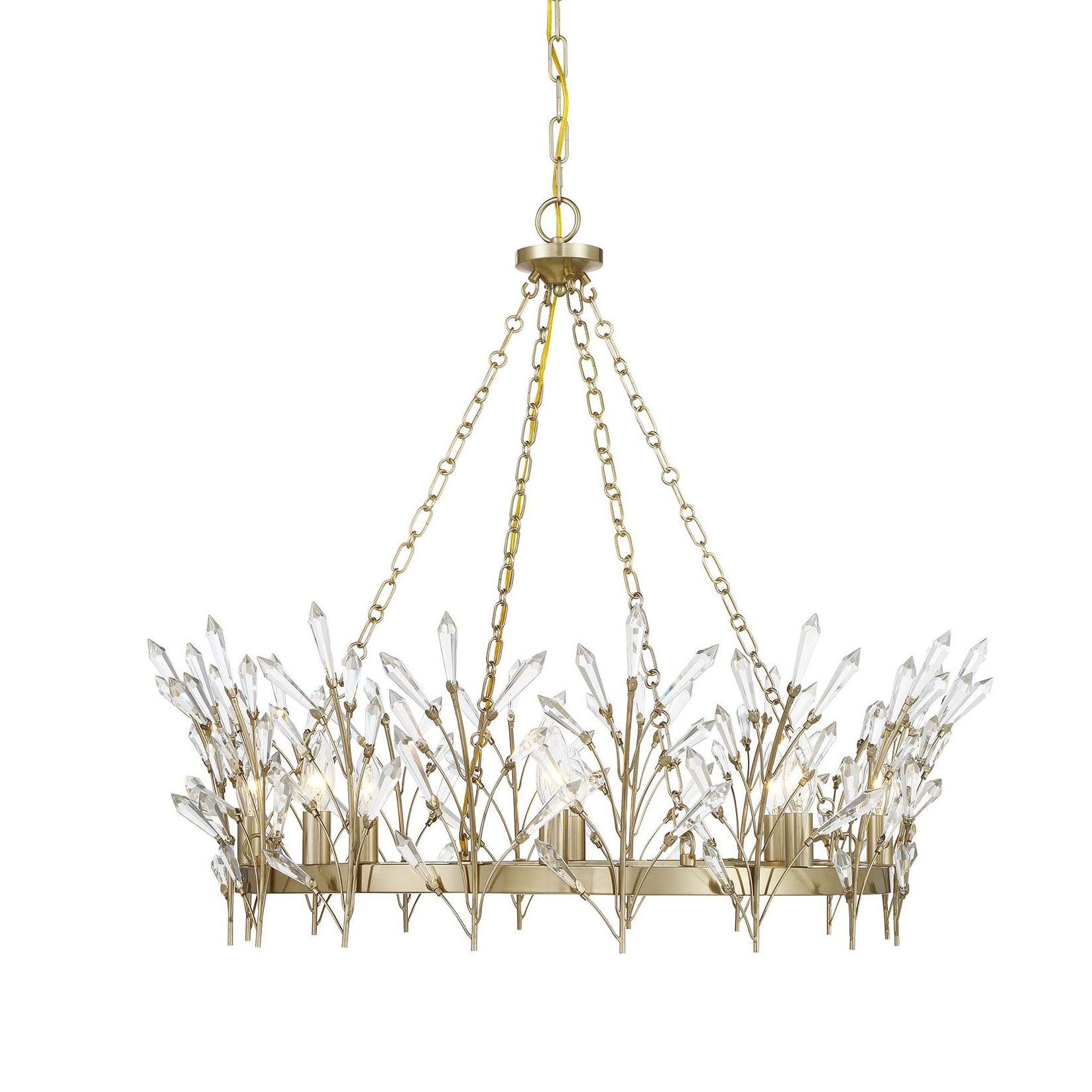 Savoy House 1-4074-8 Orianna 8 Light 32" Wide Crystal Ring Chandelier