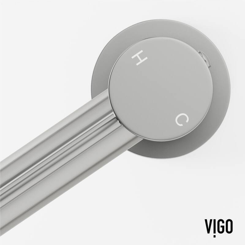 Vigo VG01055 Jewel 1.2 GPM 6" H Single Handle Single Hole Bathroom