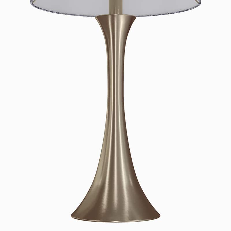 Porch & Den Bakkom 24" Metal Table Lamp (Set of 2)