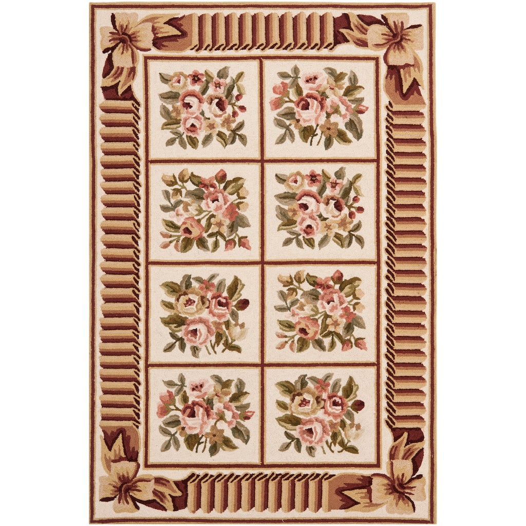 SAFAVIEH Handmade Chelsea Sunneva French Country Wool Rug