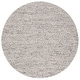 preview thumbnail 70 of 113, SAFAVIEH Handmade Natura Gerta Wool Rug 6' Round - Light Grey/Ivory