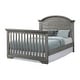 preview thumbnail 8 of 8, Foundry 56" Wide Arch Top Convertible Crib, Brushed Pewter