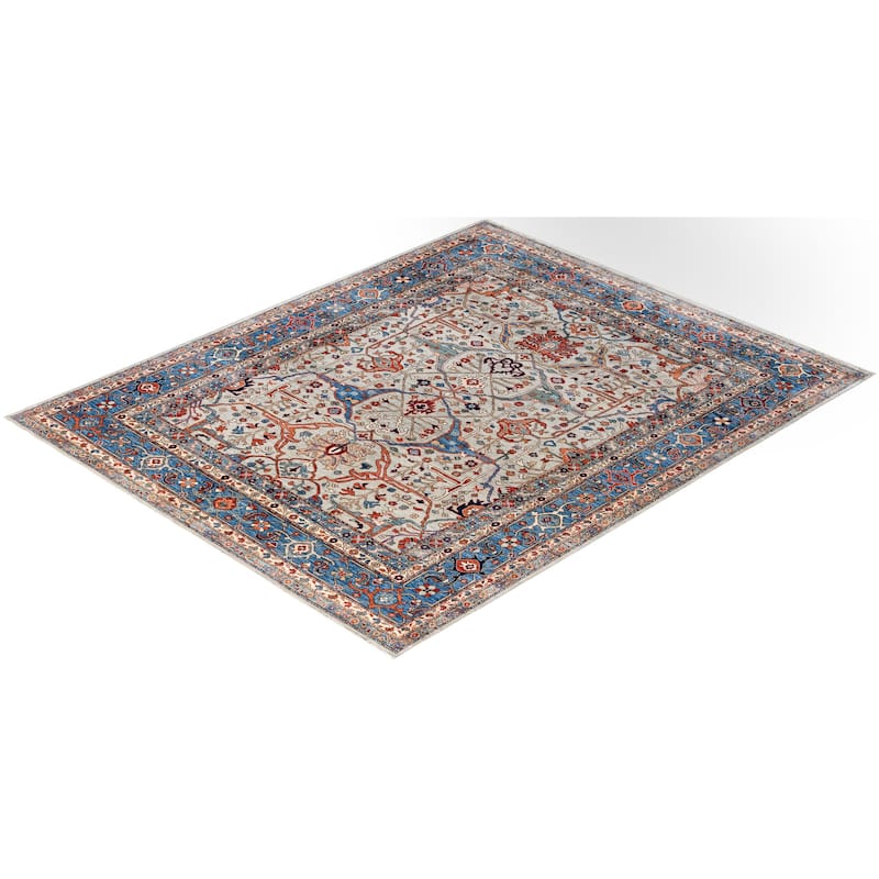 Serapi One-of-a-Kind Hand-Knotted Area Rug - Gray - 8' 1" x 9' 11"