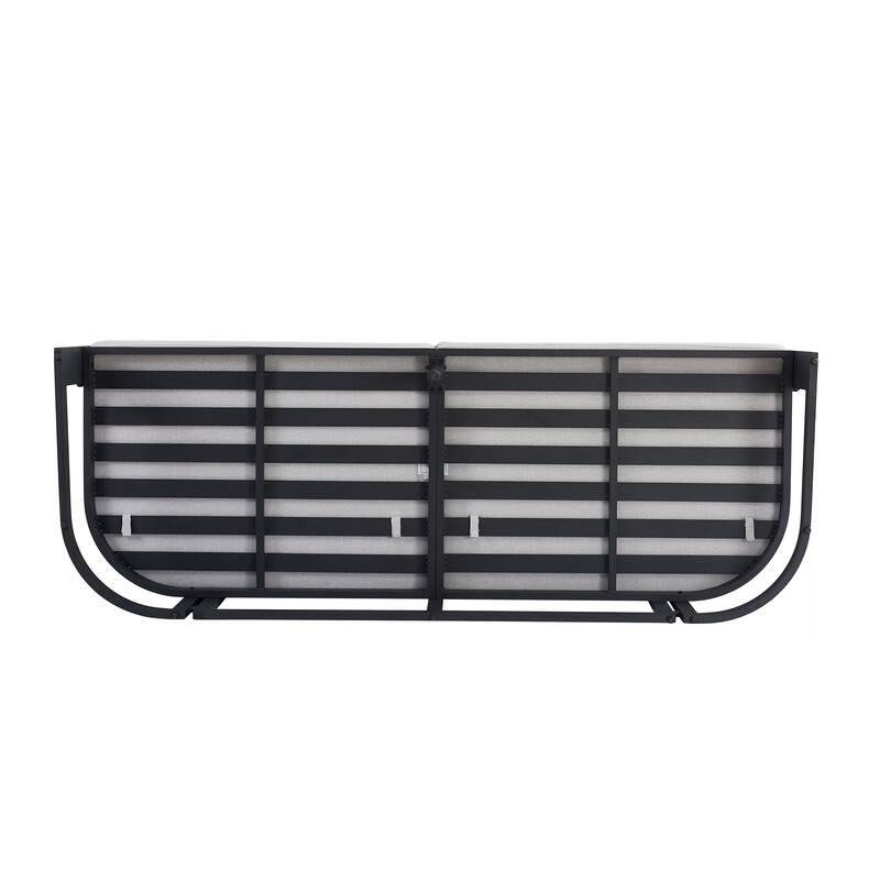 Christopher Knight Home - Westhaven 5-Piece Outdoor Aluminum Patio Conversation Set with Teak Finish Accents and Cushions