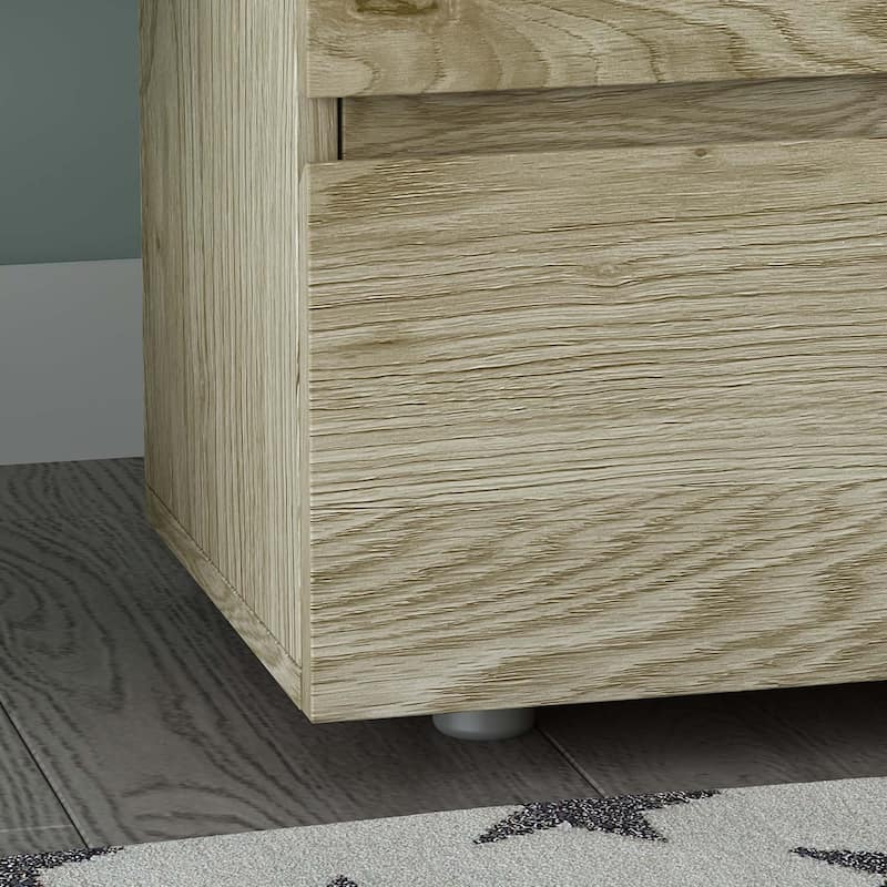 18.9'' Tall 15.7"W 2 - Drawer Nightstand Chest End Table