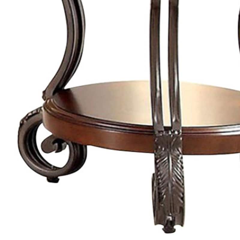 May Transitional Style Side Table