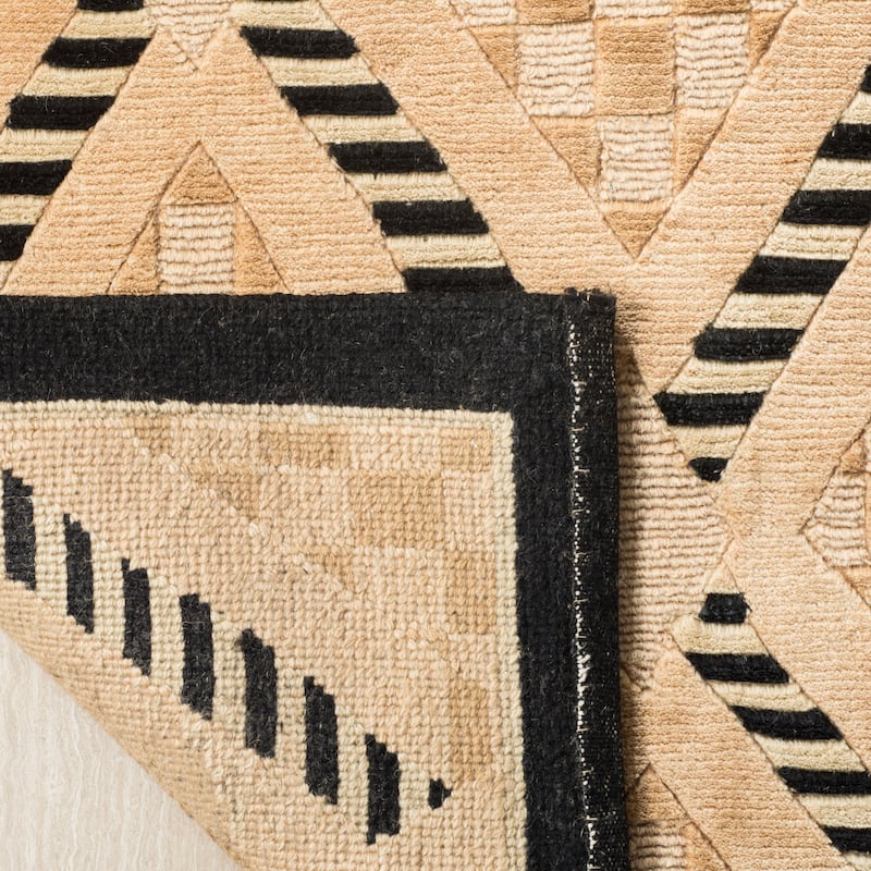 SAFAVIEH Couture Hand-knotted Tibetan Metie Modern Wool Rug
