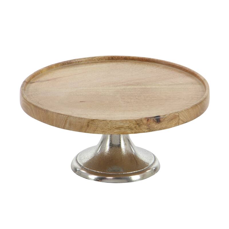 Modern Wood Natural Cake Stand (Set of 3)