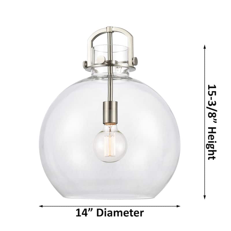 Innovations Lighting Newton Sphere - 1 Light 14" Cord Hung Pendant