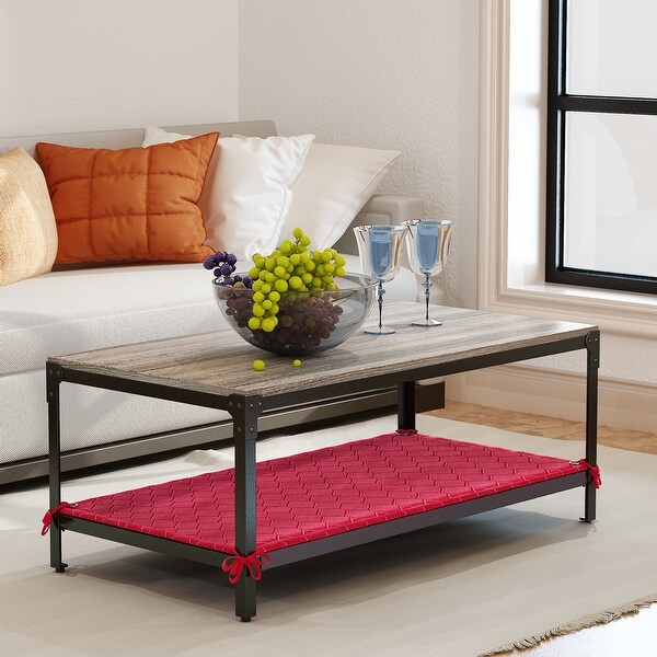 Modern Rectangular Extendable Coffee Table with Drawer Storage - Bed ...