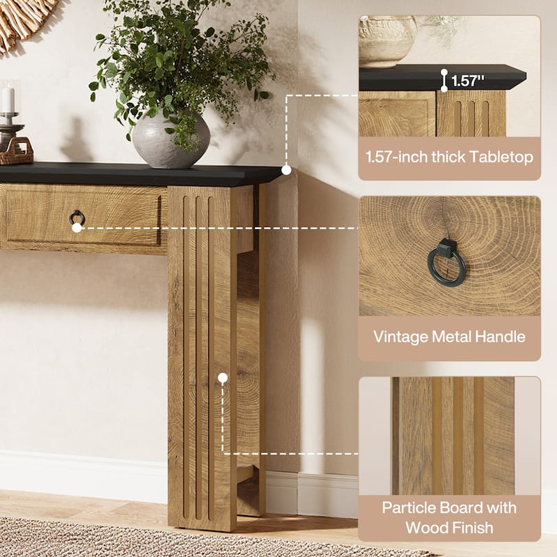 Console Table with 3 Drawers