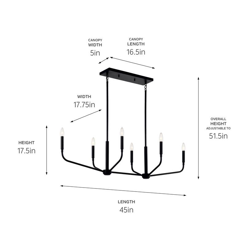Kichler Lighting Madden Candle Chandelier