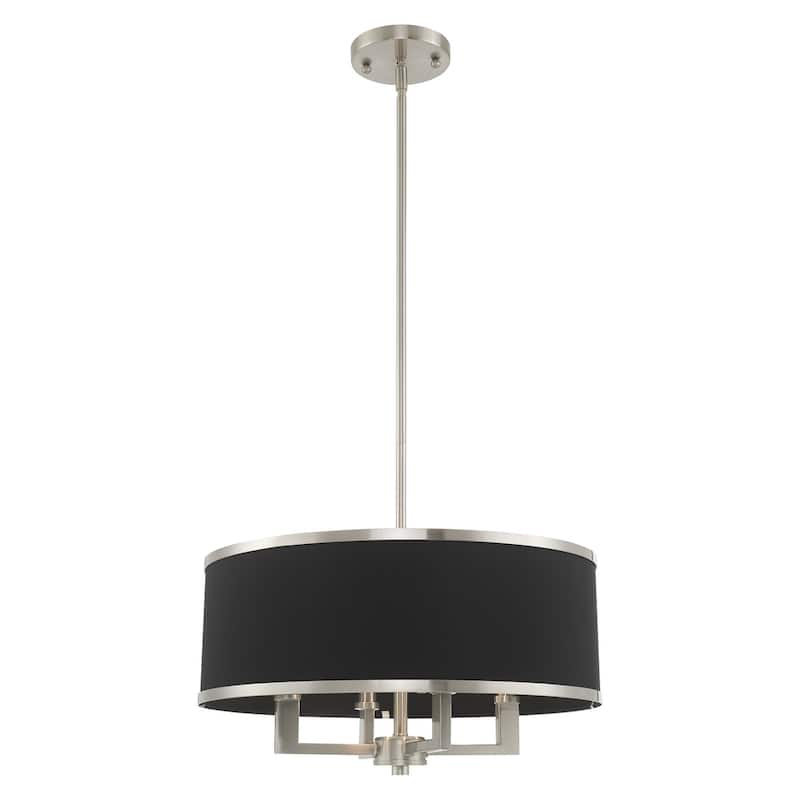 Livex Lighting Park Ridge 4 Light 18" Wide Drum Chandelier