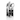 Sensations II 16 pc Plastic Handle Flatware, Black (1.2mm Tumble Finish)