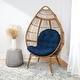 preview thumbnail 21 of 67, Humble + Haute Indoor Egg Chair Cushion (Cushion Only) 44 x 27 x 4 - Navy