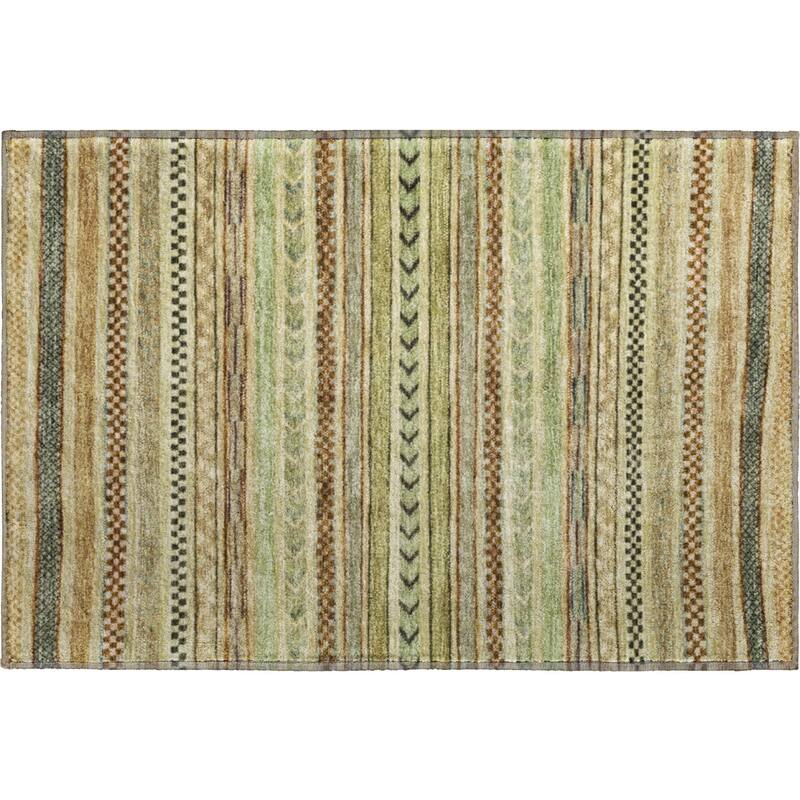 Premium Washable Super Soft Boho Stripes Mayfield Rug