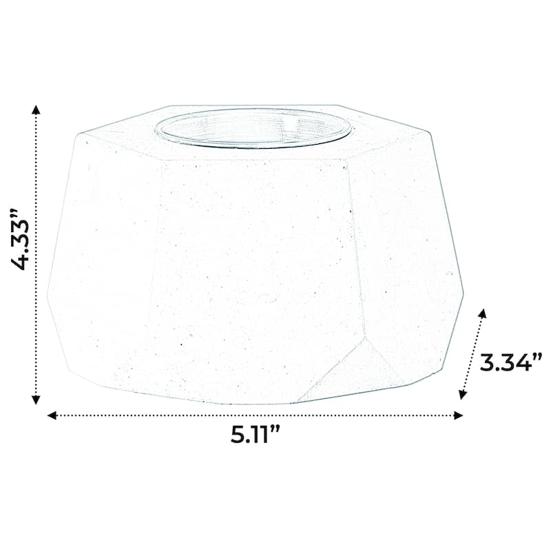 Mini Tabletop Fire Pit Rubbing Alcohol Fireplace Indoor Outdoor Portable Fire Concrete Bowl Pot Fireplace