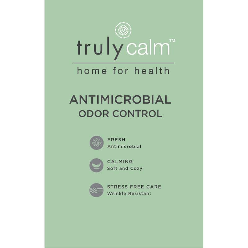 Truly Calm Antimicrobial 3 Piece Duvet Cover Set