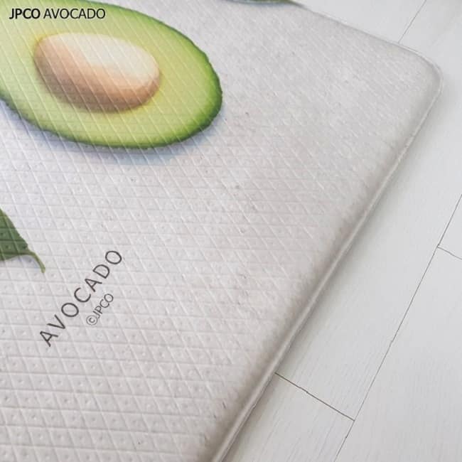 Avocado design double-sided kitchen foot mat, anti-fatigue, non-slip, ergonomically comfirtable, waterproof