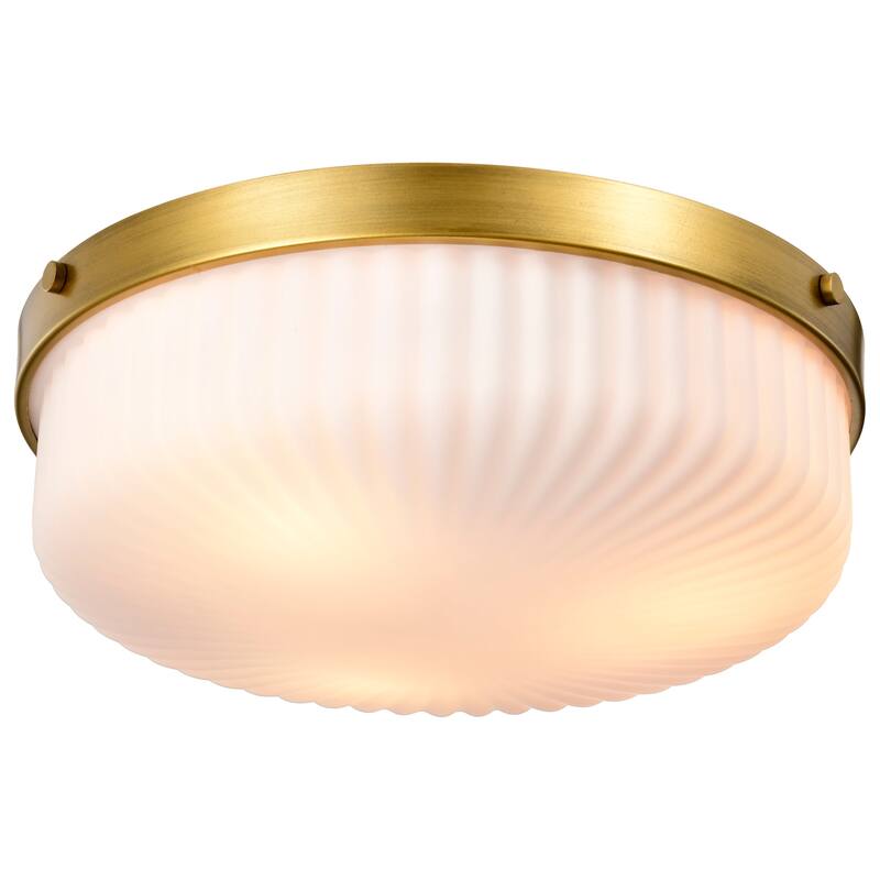 Nuvo Lighting 60/8648 Solara 3 Light 17" Wide Flush Mount Drum Ceiling