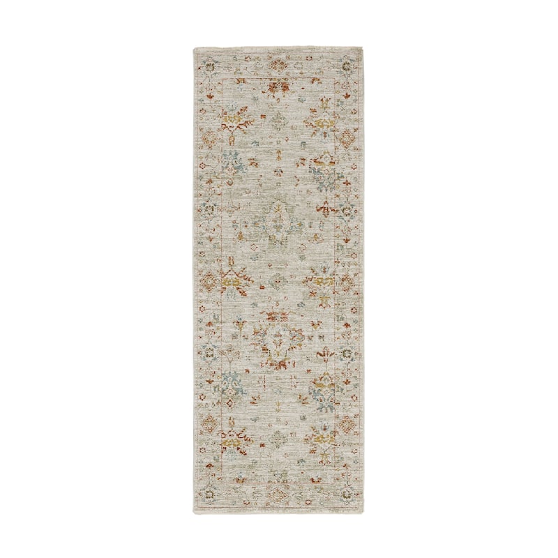 Karastan Tunceli Ornamental Area Rug - 2' 7" x 7' 3" - Cream - Runner