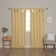 preview thumbnail 29 of 42, Aurora Home Thermal Insulated Blackout Knotted Tab Curtains